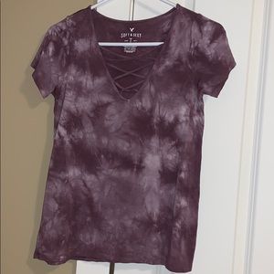 American Eagle sort sleeve shirt.